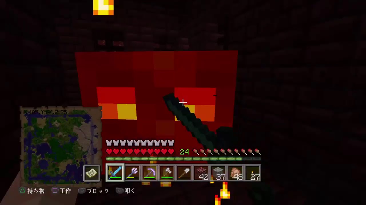 みぞさんマインクラフト☆ウィザースケさんの頭３つ集めるまで！２