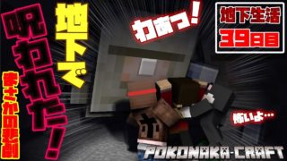 【ぽこなかくら＃289】地下生活39日目！悲劇！タタリ神に手を出すな！呪いをもらうぞ！！【マインクラフト】