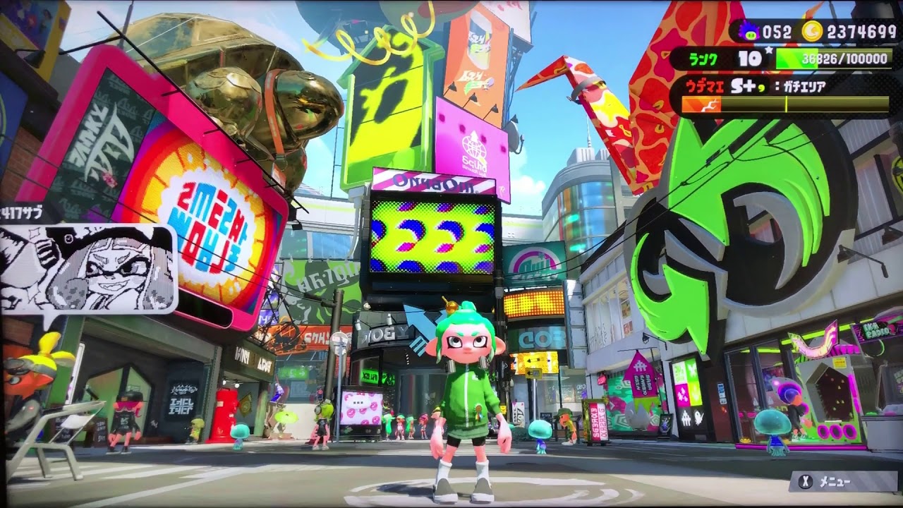スプラトゥーン2オクトエキスパンションクリアしたので爪楊枝使ってバトってみた