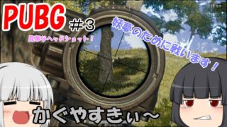 【PUBG】＃３食べれるまで終わらない！ドン勝道【ゆっくり実況】