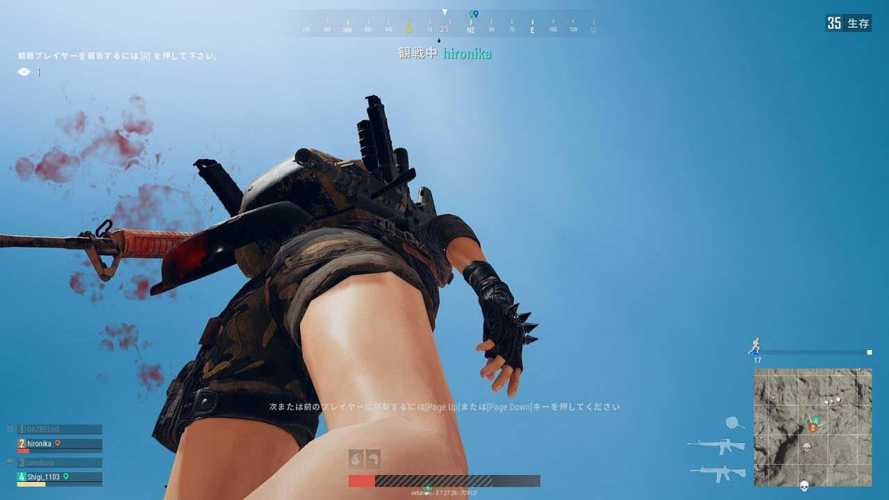 女実況初心者ぽるきちがPUBGでチキンプレイ！！！！(´;ω;｀)カスタム開く！！