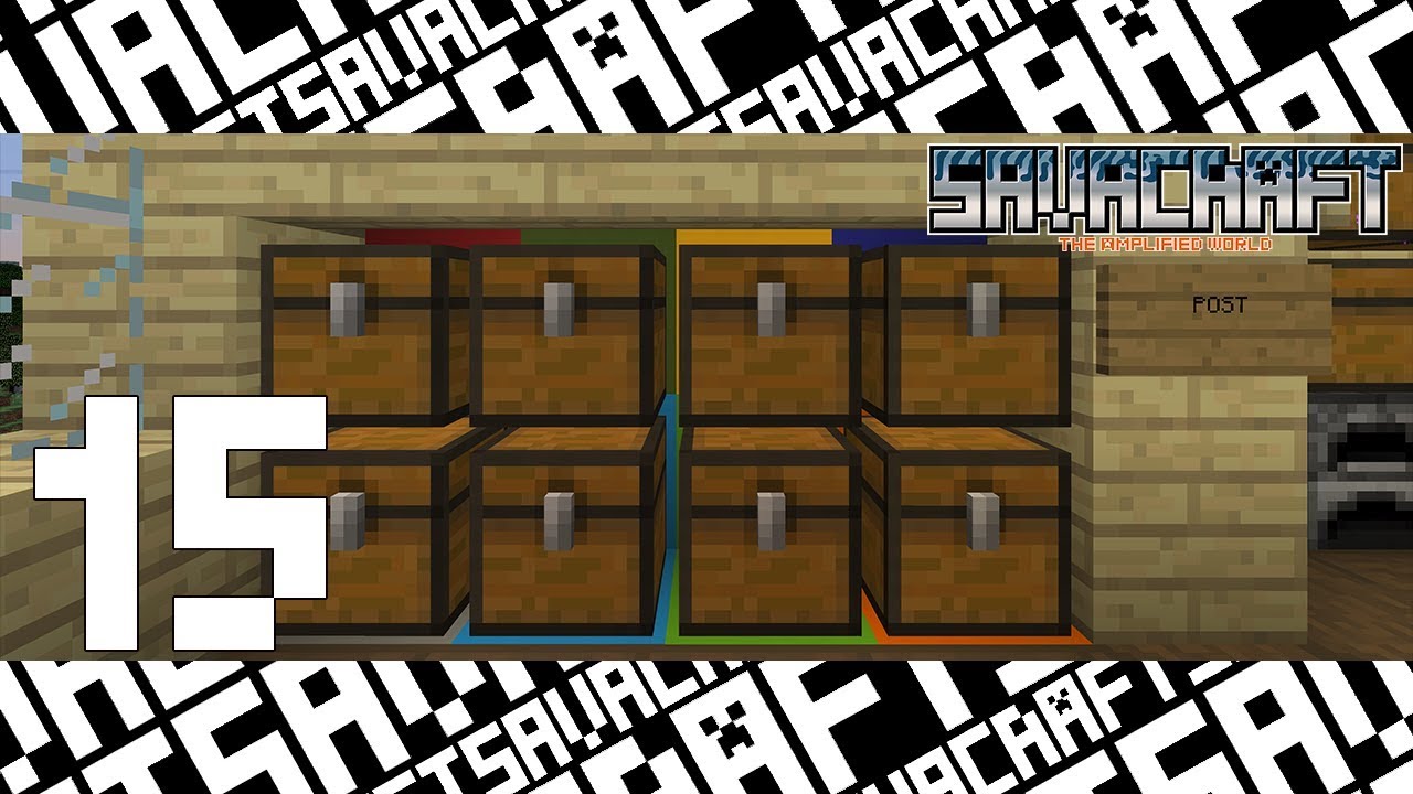 【SAVACRAFT】15 みんなのポストを設置した:Amplified Multi【マインクラフト】