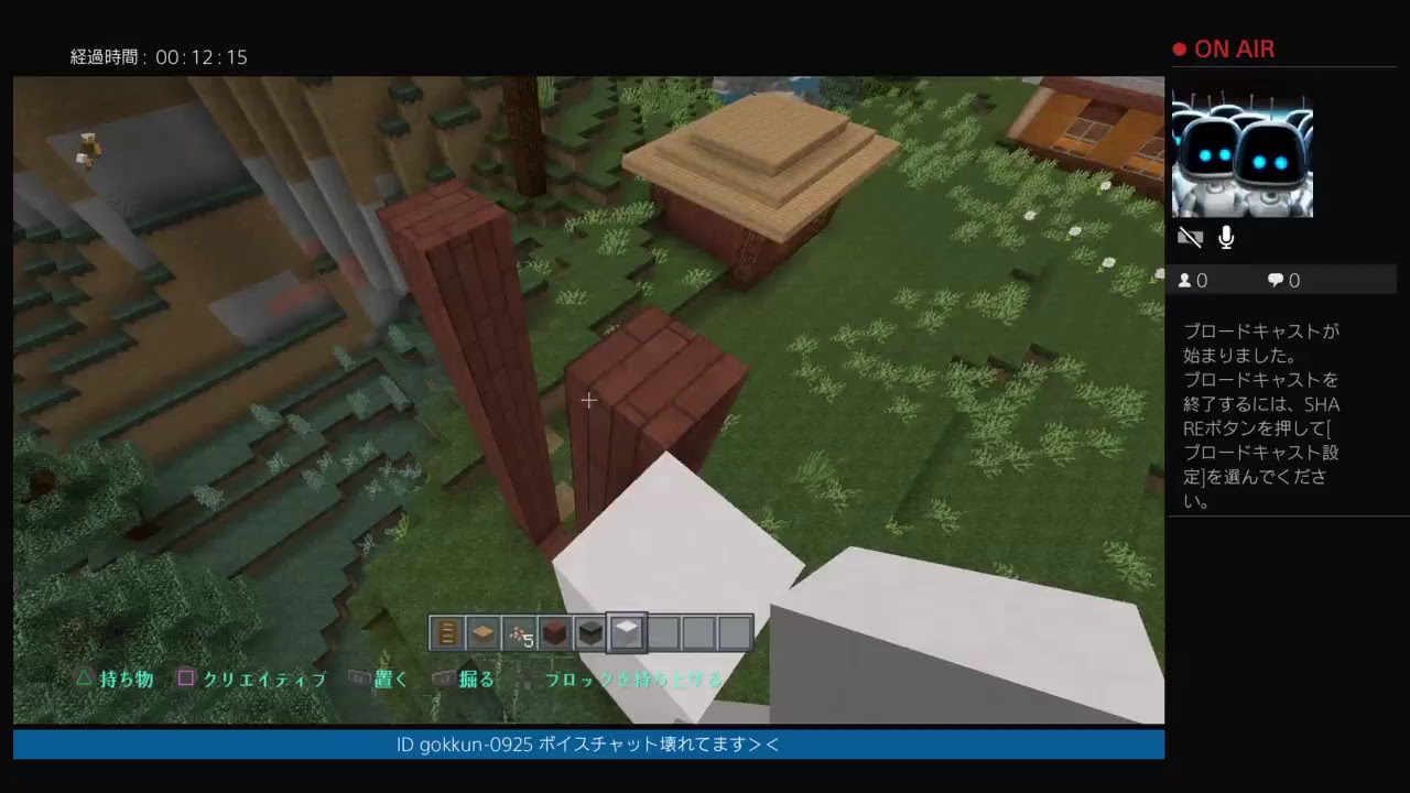 マインクラフトやる