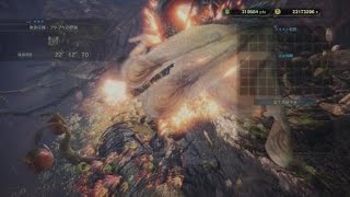 [MHW]力尽きましたを爆弾で誘発 モンスターハンターワールド MONSTER HUNTER WORLD player kill