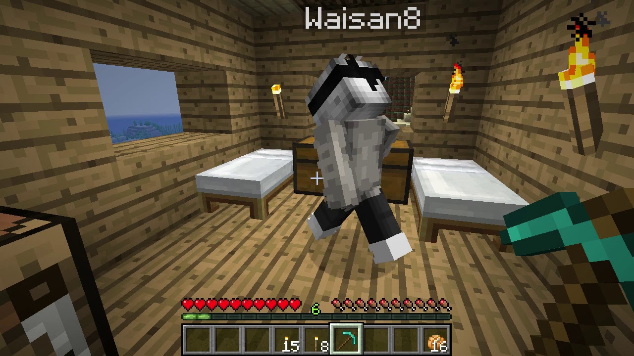 【マインクラフト】始めてネザーゲートを作ってみた。