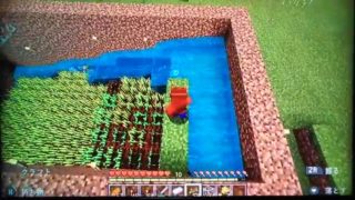 マインクラフト 初心者向け 水流式小麦製造機