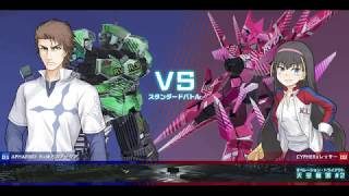 【プレマ】サイファー（あんちゃん）vs バトラー　とある魔術の電脳戦機