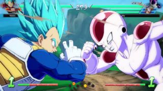 ドラゴンボール ファイターズ　世界１位スーパーサイヤ人ブルーチームVS最強フリーザ　ベジットを圧倒するフリーザ　このプレイヤーは何者…？