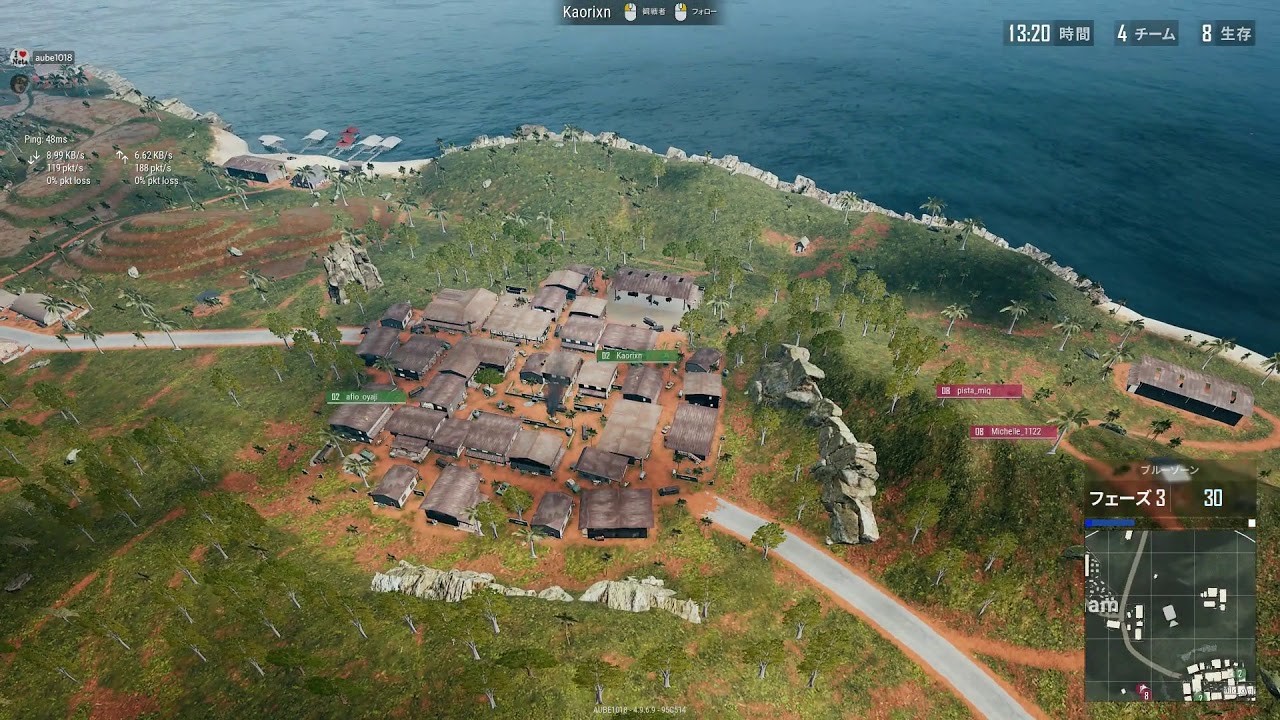 [PUBG]カスタムマッチ実況動画1[Sanhok/DUO]