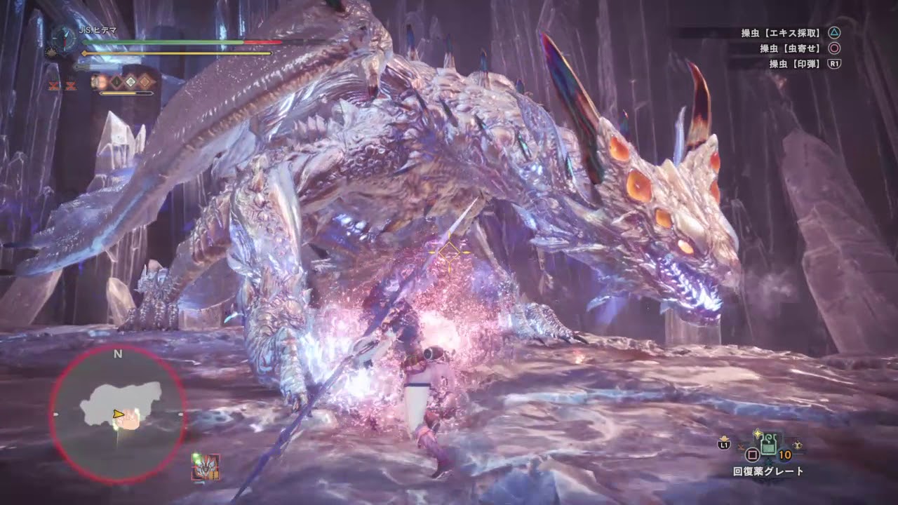 モンスターハンター：ワールド　曖昧なボクらの操虫棍　歴戦王ゼノ・ジーヴァ　15分ギリギリ討伐