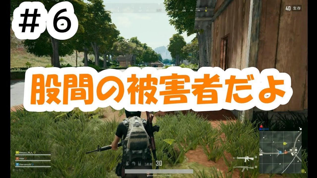 #6【股間被害の話】PUBG 実況