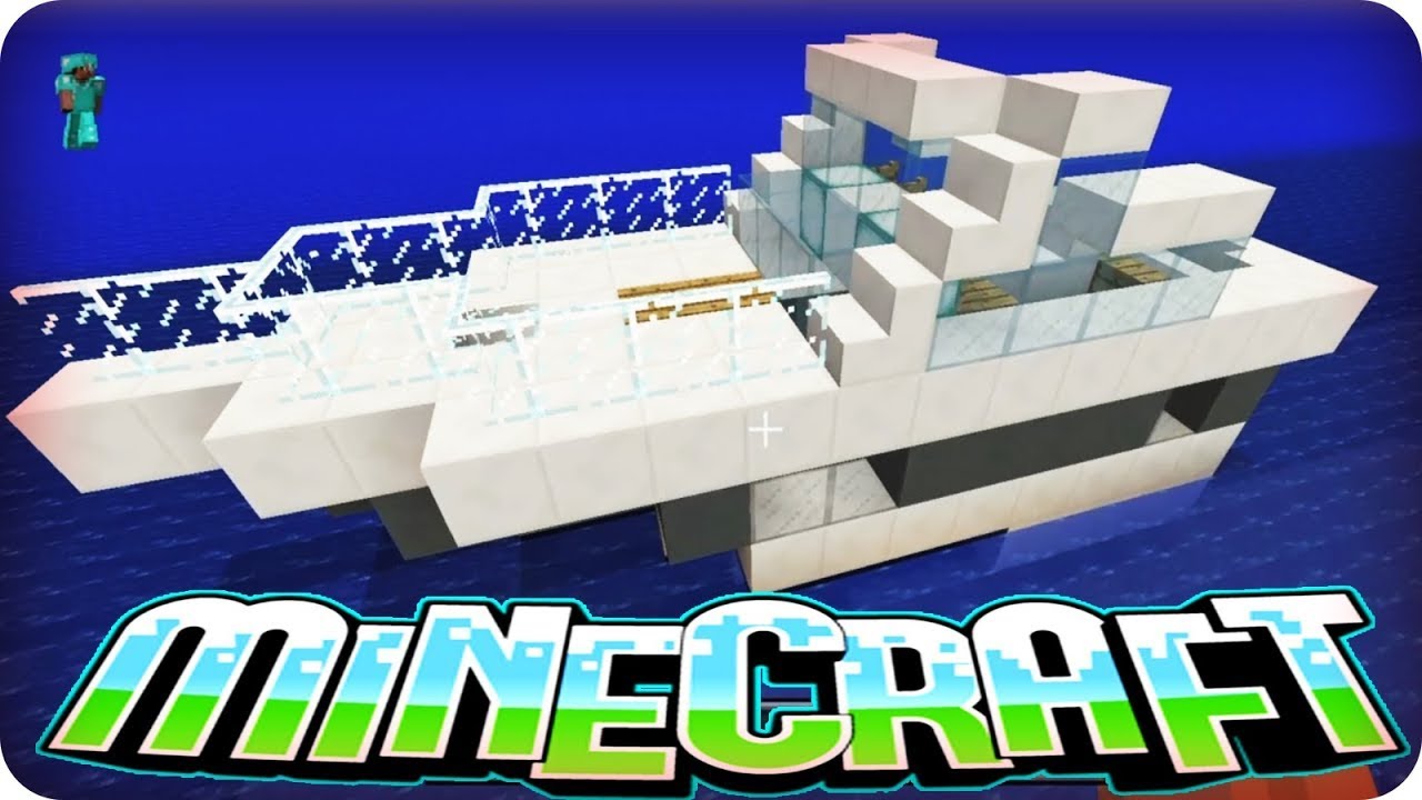 マインクラフト  ヨットハウスを作る方法！マイクラで綺麗なヨットハウスを作る方法！