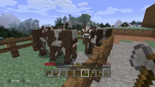 シズクラ3-7  ［マインクラフト実況］やることを迷いながら、草刈り、牛小屋整備。