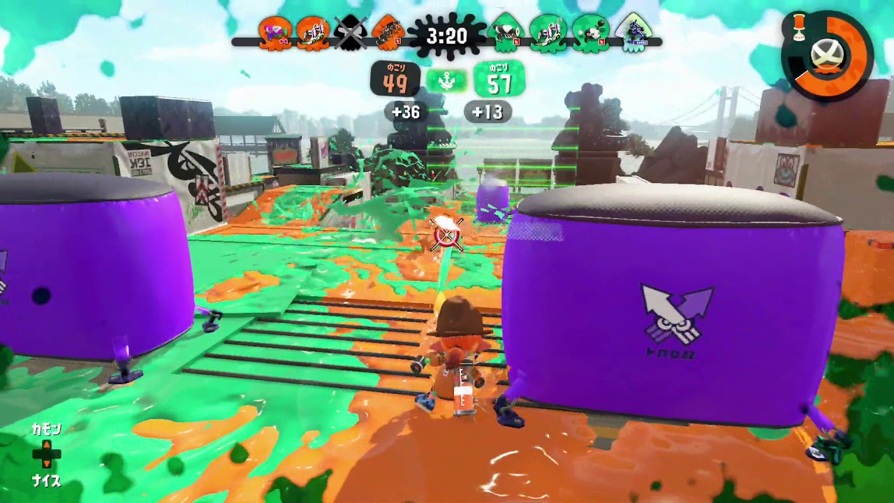 スプラトゥーン2 ウデマエx ガチエリアpart4