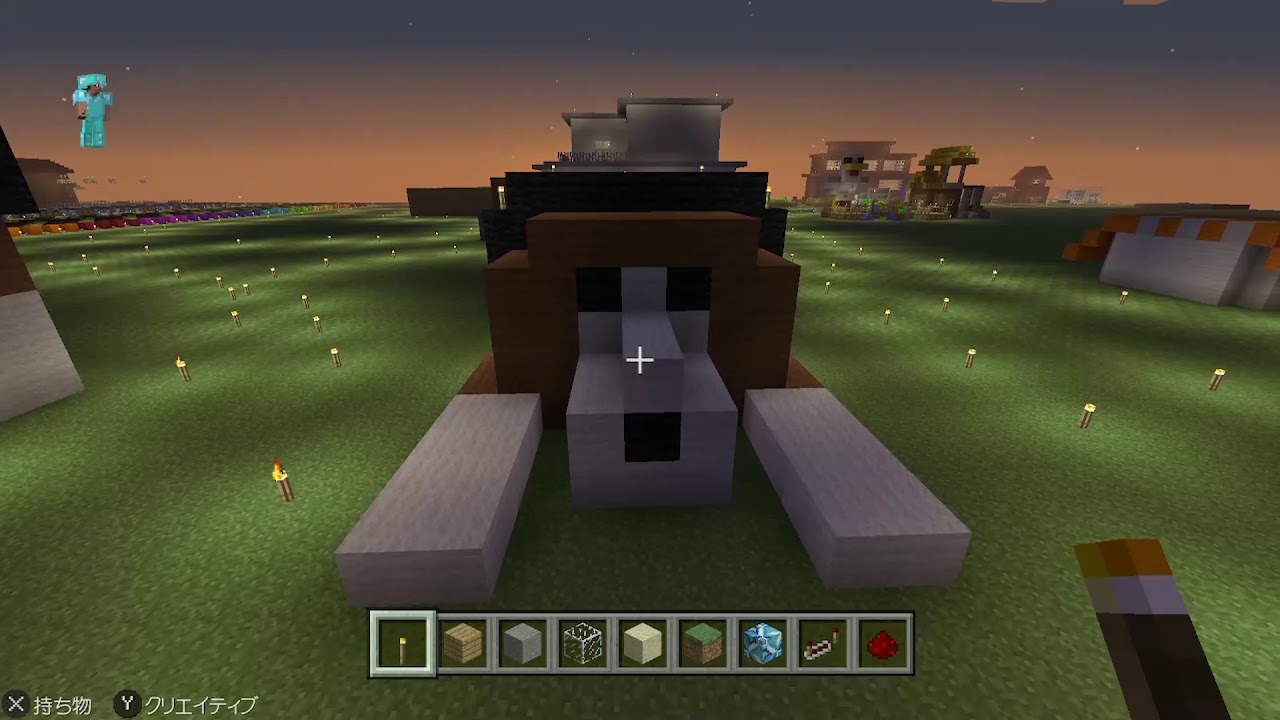 マインクラフト　飼っている犬を作ってみた。