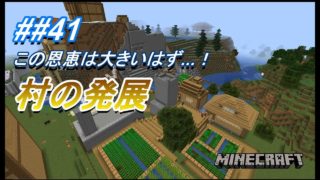 ##41【マインクラフト】村の発展を願って【Asyura】