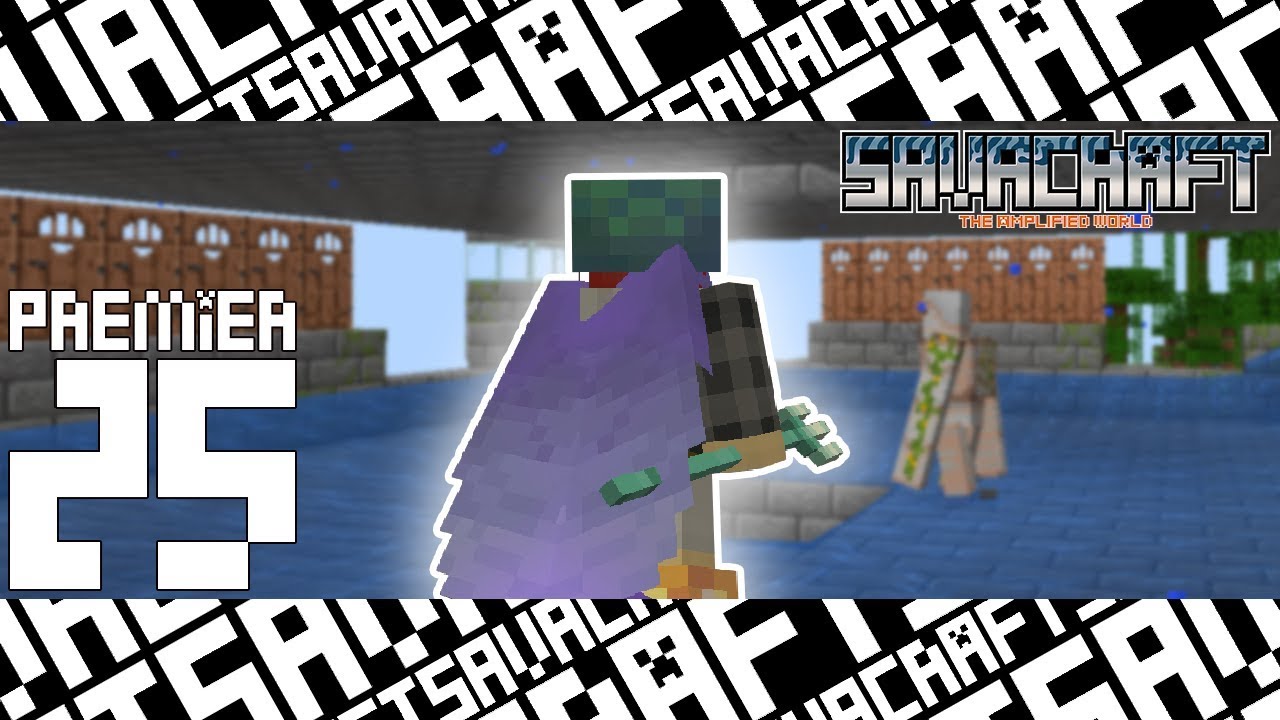 【SAVACRAFT】25 光るエリトラとゴーレムトラップ起動:Amplified Multi【マインクラフト】