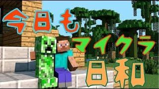 こつこつマインクラフト(昼クラ)　シングルプレイ中　single play