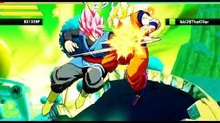 ドラゴンボール ファイターズ - 青チームサヤン対強い黒ゴク(第2ラウンド)