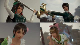 【真・三國無双8】第2弾追加コスで（びしょ濡れになりながら）無双乱舞つかってみた【関銀屏&星彩&鮑三娘&夏侯姫・無双乱舞集】