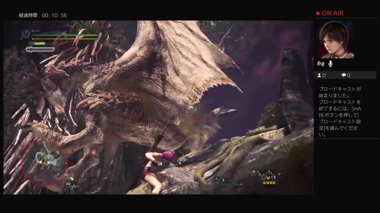 MHW　モンスターハンターワールド　上位クエ太刀ソロ(RANK4武器縛り）　裸討伐目指して