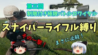 【週刊PUBG:BNC杯】第三回制限付き極限バトルロワイヤル【ゆっくり実況】