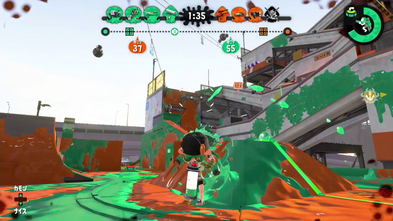 【スプラトゥーン２】マニュコラでギア開けガチヤグラ
