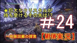 【モンスターハンターワールド】モンハンワールド実況その24 地脈回廊の探索 Monster Hunter: World MHW