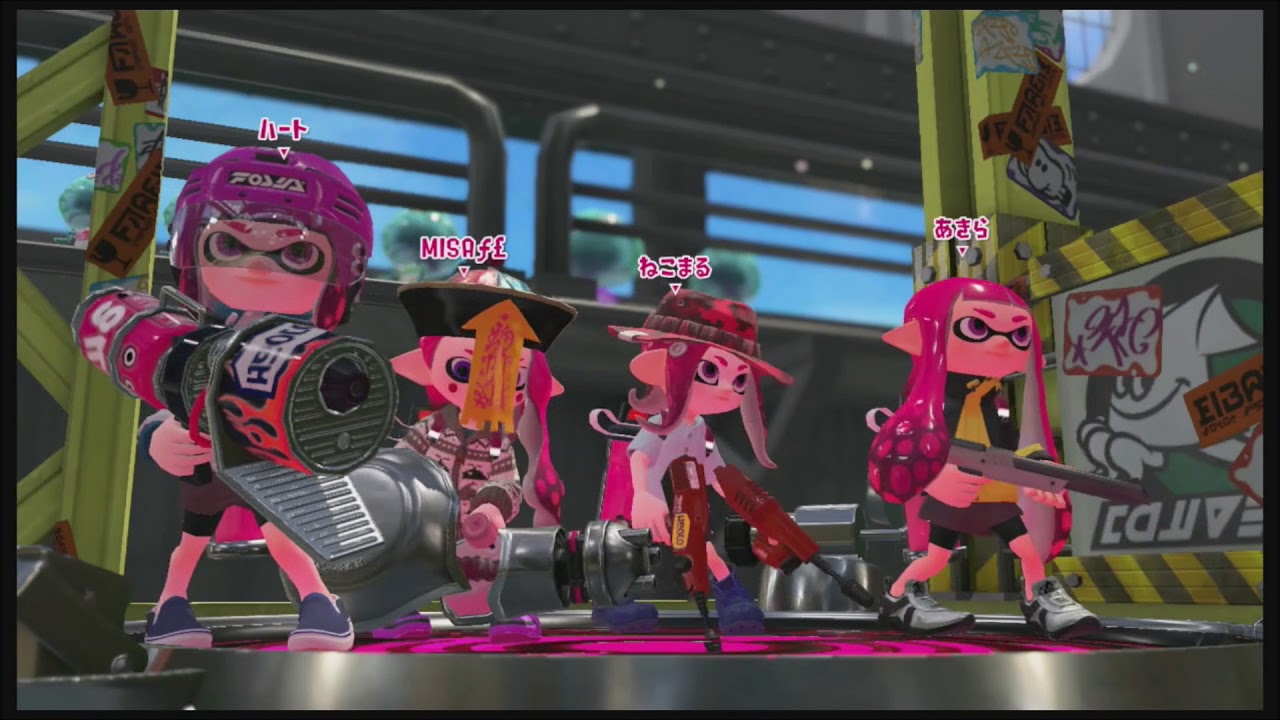 何故か妹のアカウントでやるスプラトゥーン2