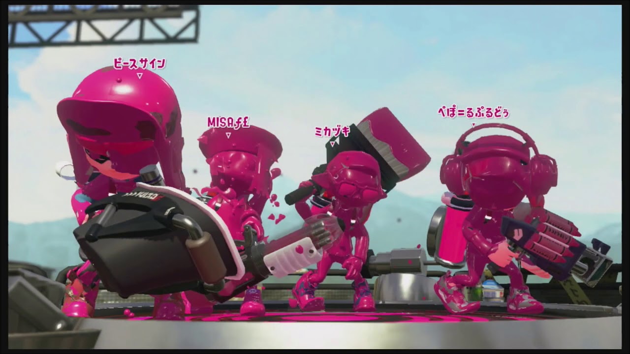 何故か妹のアカウントでやるスプラトゥーン2