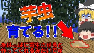 【マインクラフト】１ブロックから世界を作る！！#2【ゆっくり実況】