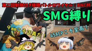 【週刊PUBG:BNC杯】第二回制限付き極限バトルロワイヤル【ゆっくり実況】