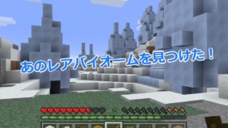 防具を着てはいけないマインクラフトPART1　まさかのレアバイオームを発見！？