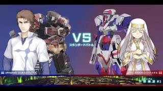 バルバドス（あんちゃん）vs バトラー #1 とある魔術の電脳戦機