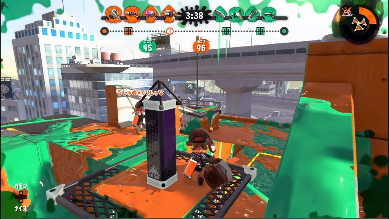 【スプラトゥーン2】ガチヤグラS+　久々のスクネオ