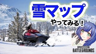 【PUBG】雪マップを初プレイしてみるー！withほみっぷる【女性実況】