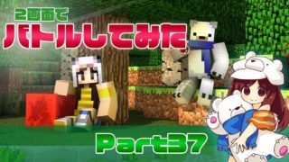 【マインクラフト1.13.2】平成最後の師走だからバトルしてみた！はにこVSくまだ Part37【マイクラ実況】