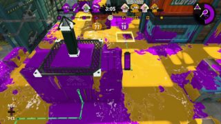 スプラトゥーン2 ガチヤグラ　ハコフグ倉庫　３３カウントで負け