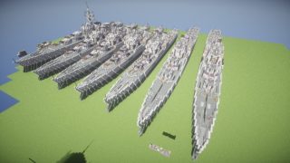 歴代巡洋艦紹介 - マインクラフト