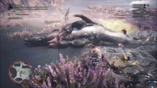 モンスターハンターワールド  ベータテスト版　ジュラトドス、ボルボロス　PS4