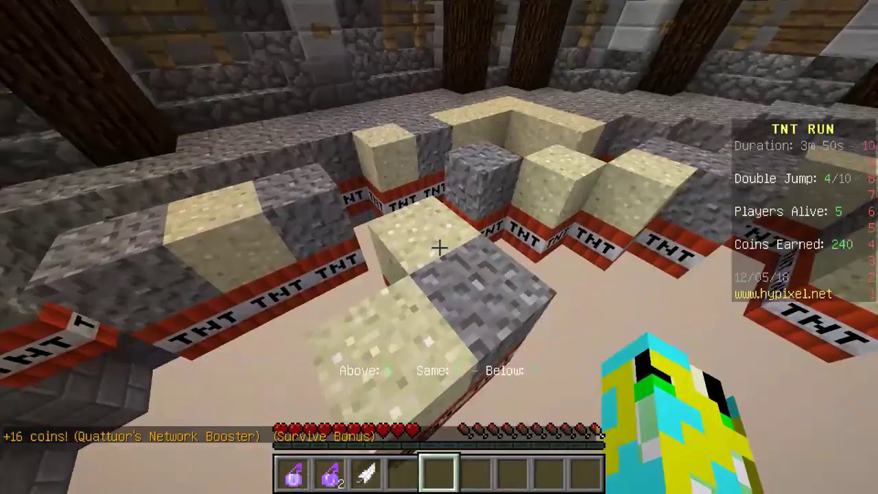 マインクラフト　TNTラン