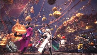 モンスターハンター ワールド ハロウィン 花火 MHW モンハン