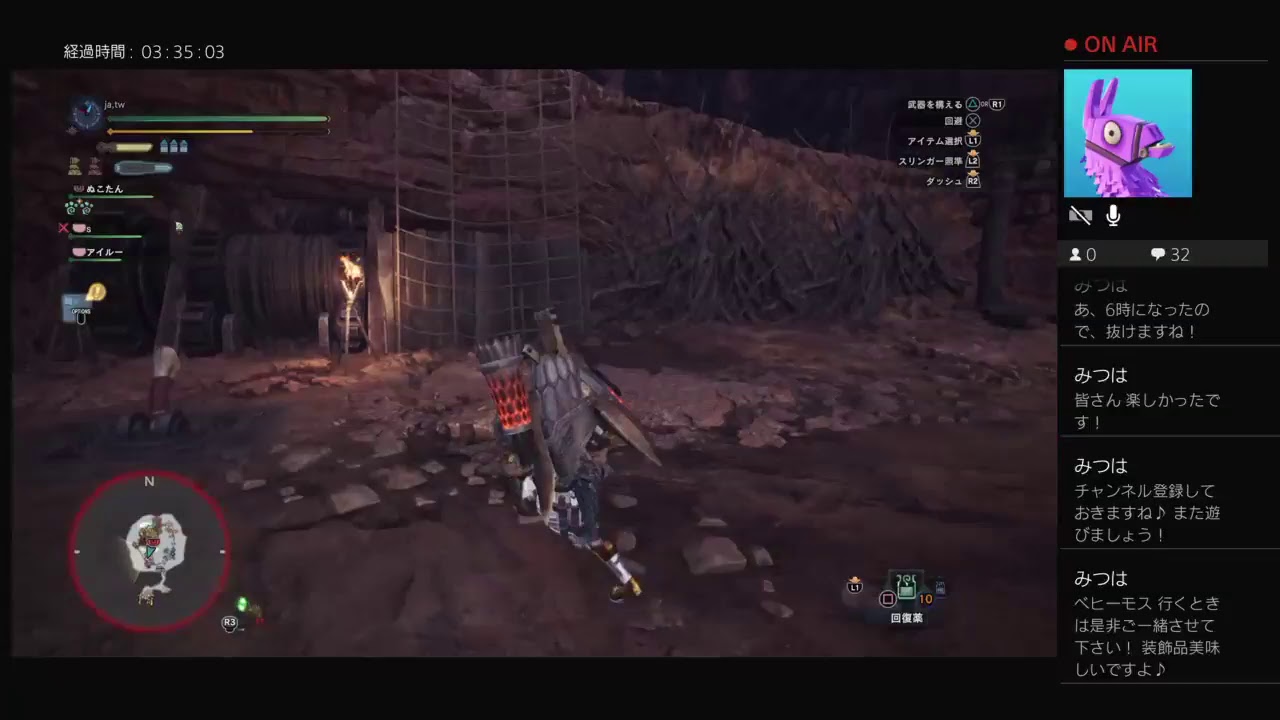 ［福井弁］朝までモンハン配信