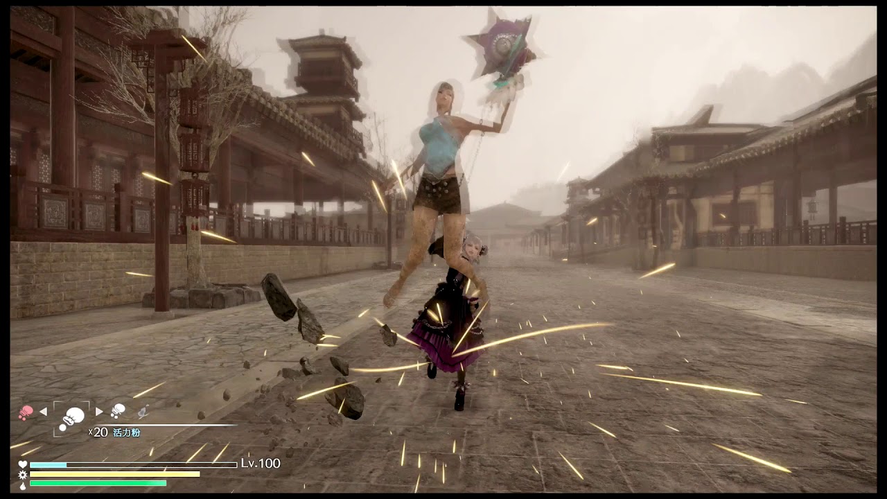 三國無双8 王元姫 ryona 3 【董白】 肚兜風コスチューム