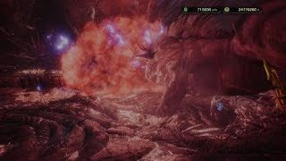 MHW　2018.12.08　フリー　ベヒーモス　竜撃砲でコメット消失