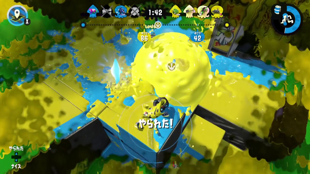 【スプラトゥーン２】ホコ バッテラ スクベッチュー