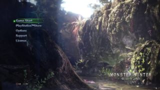 モンスターハンターワールドを遊ぶ1