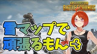 [PUBG]昼活PUBG☆雪マップで頑張る！！[ママ実況][Vtuber]