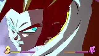 ドラゴンボール ファイターズ　最強クリスG　アルティメット悟飯VSマスター１８号　７９HIT兄弟かめはめ波コンボ