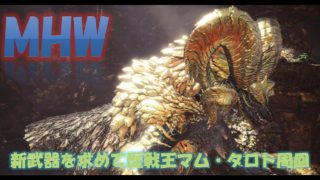 【PS4版モンスターハンターワールド】新武器を求めて歴戦王マムタロト周回